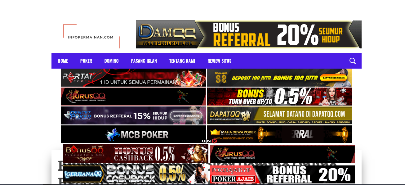Infogames99 : Daftar Situs Poker Domino Bandarq Online Terpercaya Dan Terbaik 2020 -2021